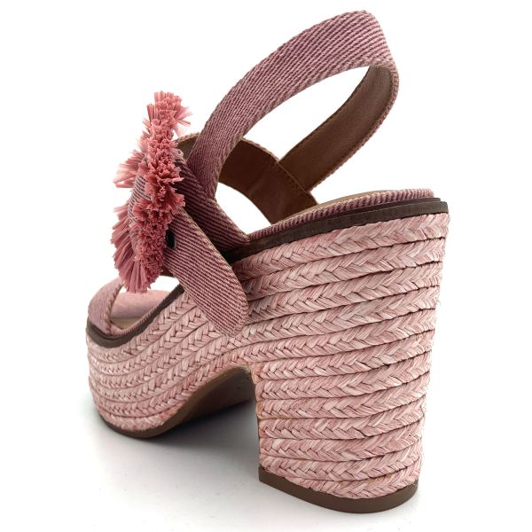 Женская эспадрильная обувь из холста с хлопчатобумажной подкладкой