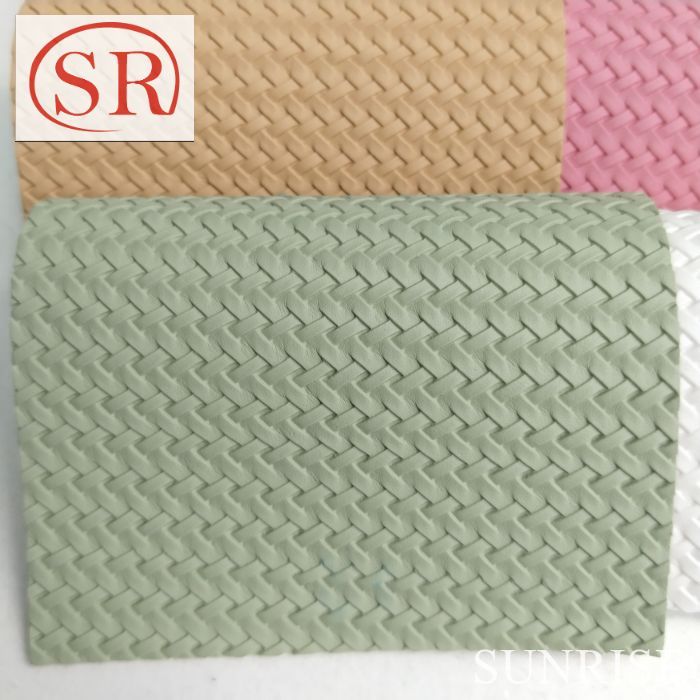 PU Synthetic Leather Knitted Backing Embossed Pattern Digital Print for Bag Sofa Garment All Kinds Printed Fabric Stretch