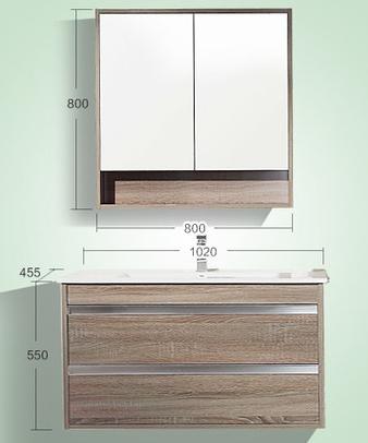 MFC bathroom Vanity,Wood grain surface bathroom cabinet,Popular china bathroom cabinet
