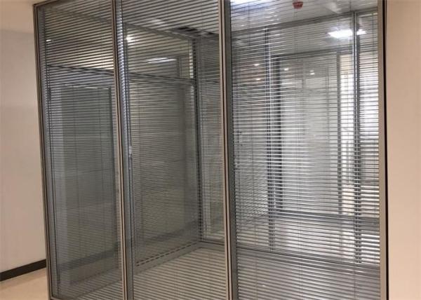 80mm Thickness Office Glass Partition Walls Tempered Glass Divider