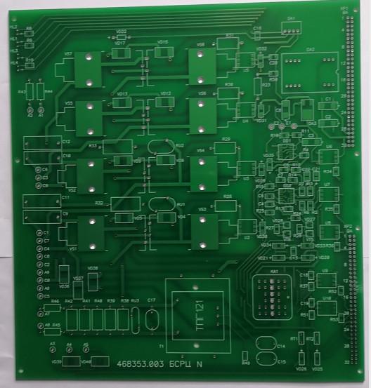 Multilayer Communication Electronic PCB Lead Free HAL Surface Finish Design