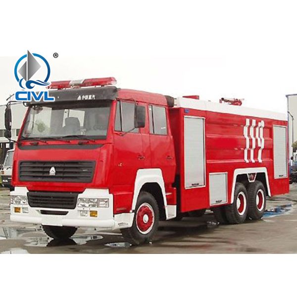 SINOTRUK HOWO 6 x 4 12m3 Fire fighting truck water tank Fire Fighter Trucks