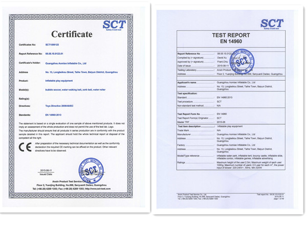 Commercial Water Pool Jumbo Inflatable Human Hamster Balls 2m Diameter