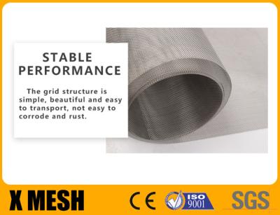 Silver Bright BWG31 Aluminum Window Screen Mesh Rolls weather resistance