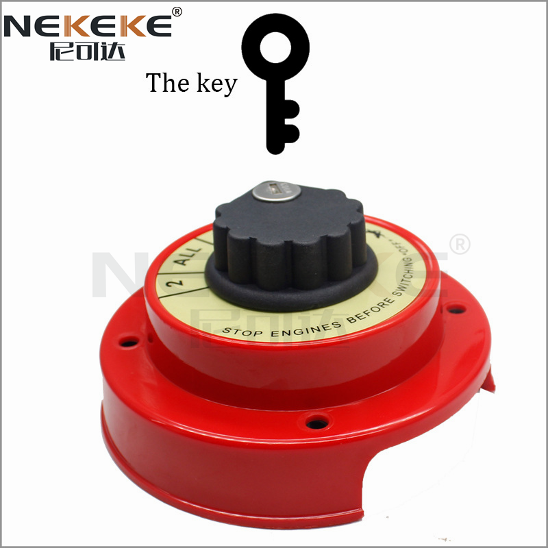 250A Continuous Rating Isolator Switch with DC 6-32V and 1-2-ALL-OFF Operation