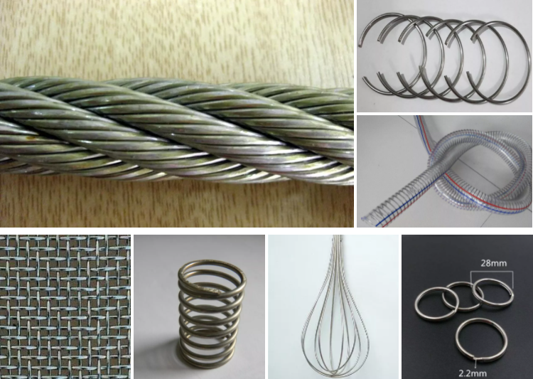 316 304 Stainless Steel Wire Rope Flexible 0.13mm JIS 300 Series