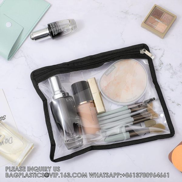 Zipper Pouches Water-Resistant Zip Bag For School Office Supplies, Puzzles & Games Organizing Storage