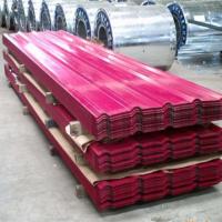 1.2mm Colour Coated Plain Sheets Red Color Coated Roofing Sheet BS ASTM GB