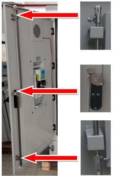 Heat Insulation PEF Battery Storage Cabinet Outdoor Rack Enclosure 3 Shelves Cooling