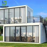 Ventana de PVC Casa de contenedores de paquete plano Resistente al terremoto Diseño personalizado