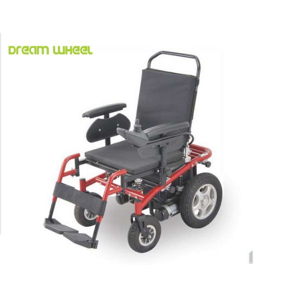 70Kgs 4 Wheel Drive Power Wheelchair 8km/H Dual 24V 320W Motors