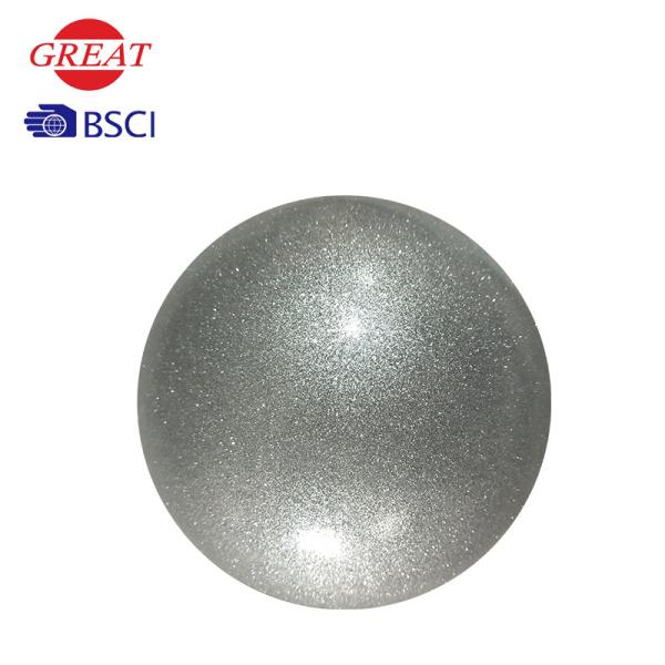 19cm Silver Rhythmic Gymnastics Ball With Glittler Effect Surface 15-19cm Size