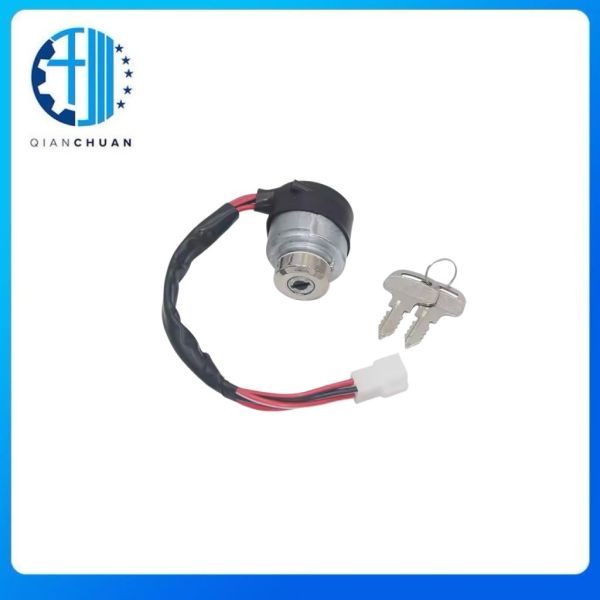 Ignition Starter Switch With Key 52200-41212 For Kubota M4900 M5700 M6800 M8200 M9000 Excavator Engine Spare Parts
