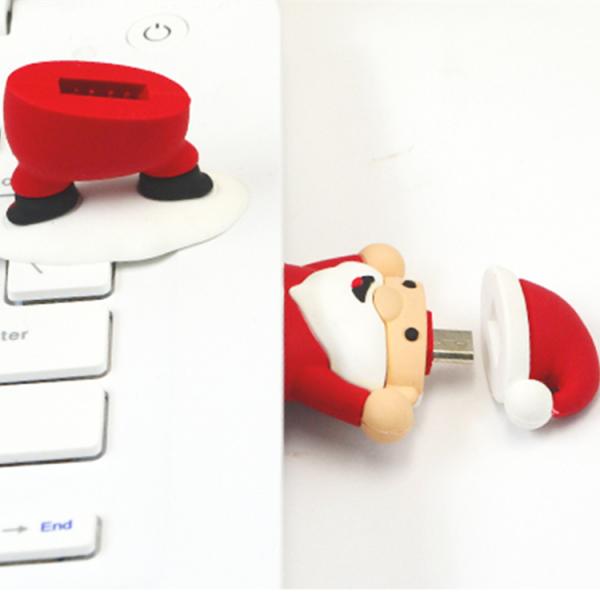2015 New cartoon otg usb Santa Claus shaped usb flash drive for android