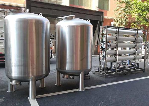 Fully Stainless Steel RO Water Treatment System 10TPH  Water Purifying Machine For Drinking