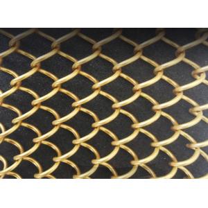 Drapery ткани металла ячеистой сети экрана мухы звена цепи 1.5mm декоративный алюминиевый