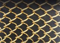 fio de alumínio decorativo Mesh Metal Fabric Drapery da tela da mosca do elo de corrente de 1.5mm