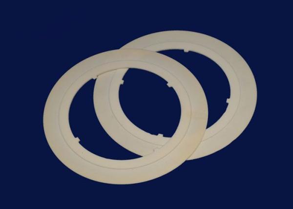 Anéis cerâmicos das peças da alumina de 99%, calefator cerâmico do anel do calefator cerâmico redondo