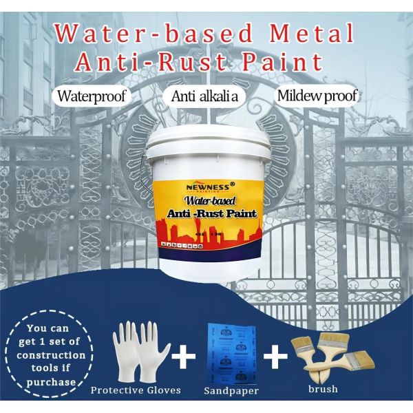 Anti-Corrosive Liquid Coating for Steel and Metal NEWNESS Alkyd Mica Iron Oxide Paint