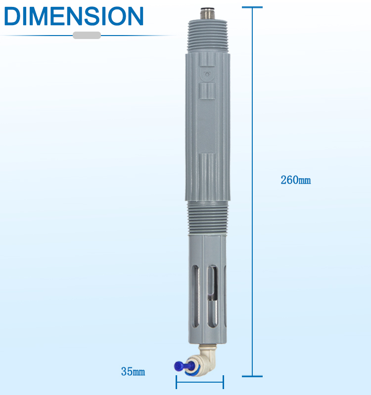 электрод проводимости 4-Pole 0~200mS/Cm с интерфейсом чистки для чистой воды