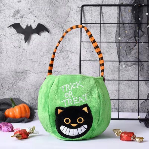 In-stock New Gift Halloween Non-Woven  Tote Bag for Candy and Pumpkin