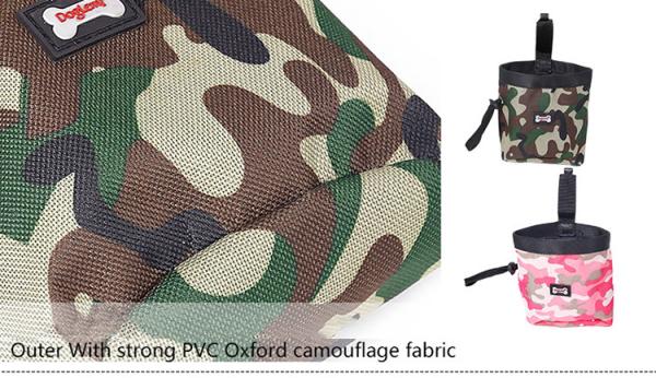 Waterproof Waist Bag Camo Pet Outdoor Accessories Training Dog Snacks Bag