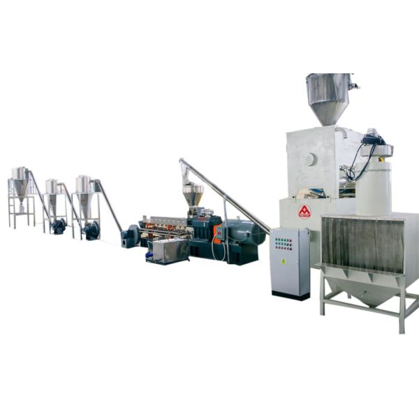 380V 50hz Double Screw Pellet Plastic Laminating Wood Extruder Machine for Production