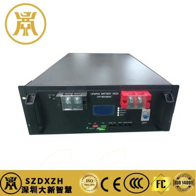 150AH Bateria de Lítio Ferro Fosfato Preta DX-B-48V150AH para energia de backup e economia de energia