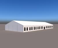 Tenda de casamento ao ar livre lonas ignífugas para 200 pessoas 60mx20mx4m