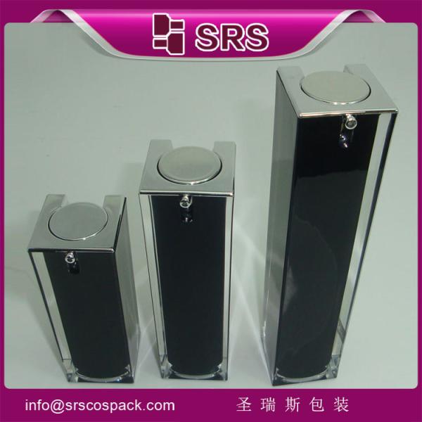 square airless bottle for cream, SRS PACKAGING acrylic jars packaging for cosmetics