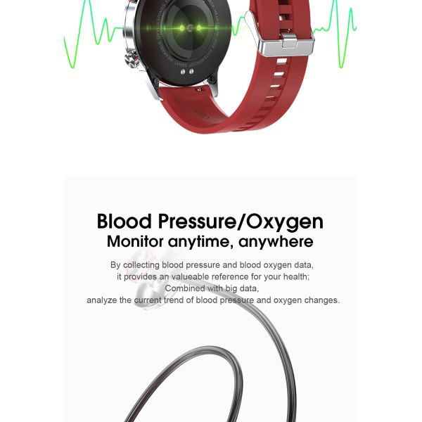 L26 Smartwatch 370mAh Lithium Battery ECG Waterproof Sports  apply To Huawei