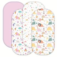 Customizable Cradle Mattress Sheets Fitted Crib Sheets Universal Style For All Season