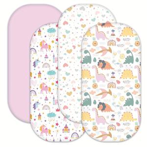 Customizable Cradle Mattress Sheets Fitted Crib Sheets Universal Style For All