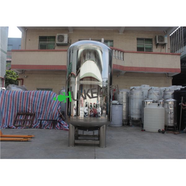 5T SS RO Water Storage Tank For Liquid Storage / Closed Sterile liquid Storage Tank With Stairs