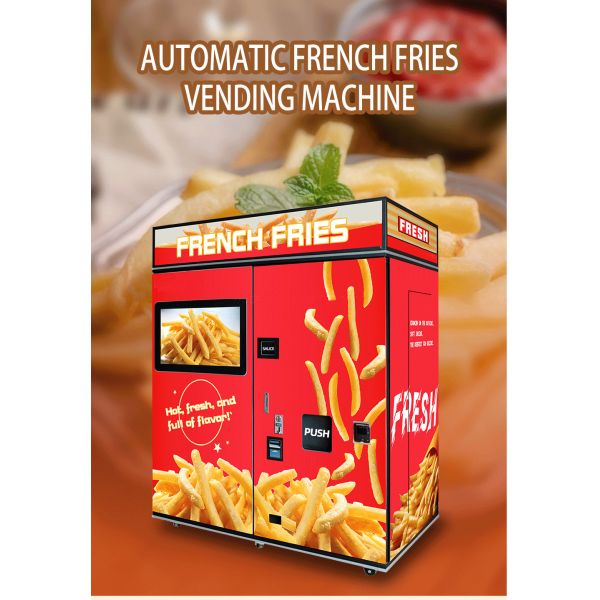 Automatic French Fries Portable Fried Snack Self Service Vending Machine