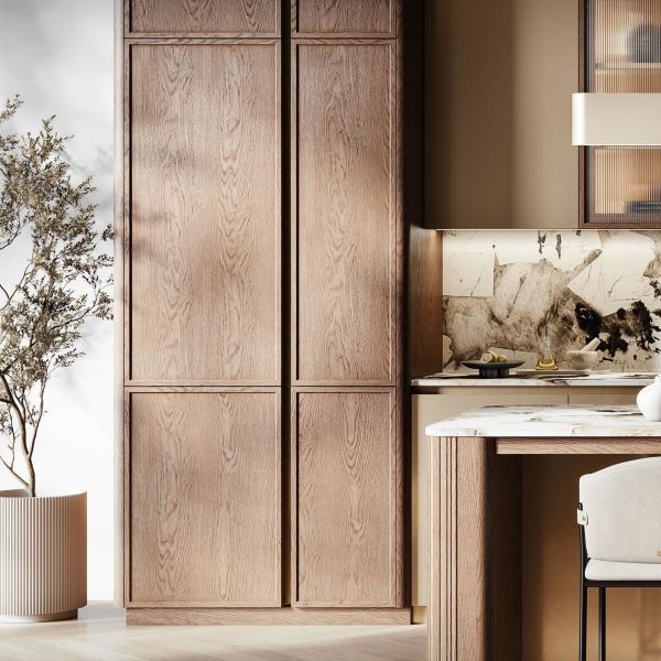 Wholesale Custom Modern Kitchen Design Cheap Simple Kitchen Cabinets Wooden Kitchen Set