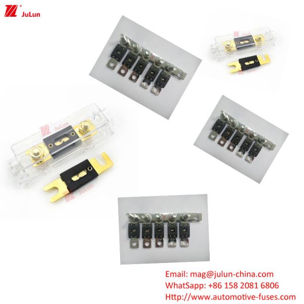 Bipolar Automotive Spare Parts Plastic Housing Fuse Holder Rated Voltage 32V / 48V / 72V