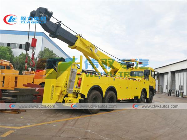 Dongfeng 8X4 Wrecker Tow Truck do rotador de 360 graus