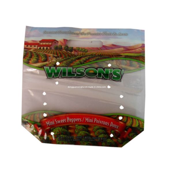 Non Toxic Ink Fresh Fruit Bags Food Grade Excellent Moisture Barrier With Air Holes