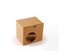 O papel de embalagem do cartão que empacota/reciclou caixas de empacotamento da boneca com janela
