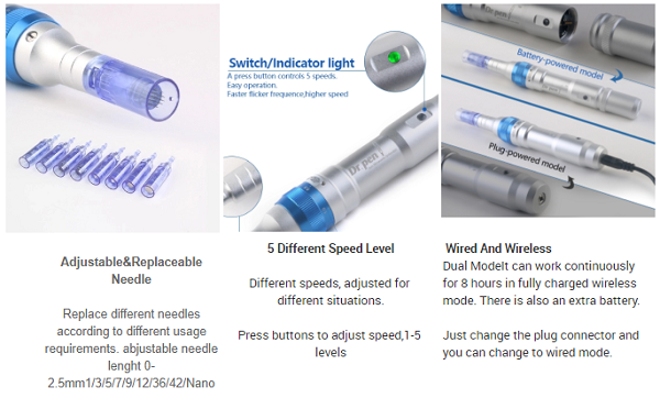 Newest Professional Derma Pen Shrink Pores 220V Skin Rejuvenation Equipment