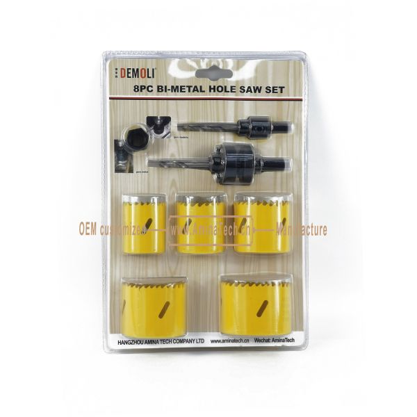 8PC Bi-Metal Hole Saw Set,Power Tools,Drill Bits