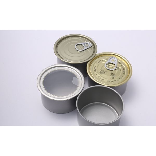 D73x55mm 260ml Tobacco Tin Cans Antique Weed Packaging Jars