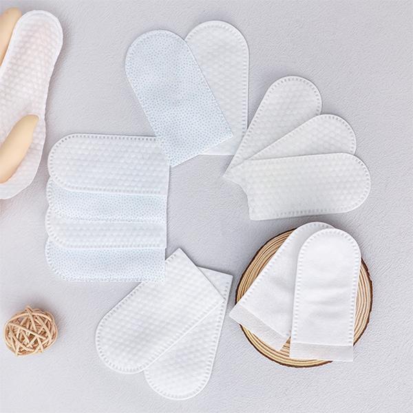 Lingettes nettoyantes pour dents de chien personnalisées en non-tissé, coussinets de doigt pour nettoyer les dents