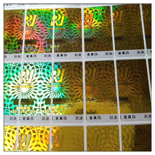 make holographic foil stickers with silver coating, custom high quality holographic stickers  with silver coating