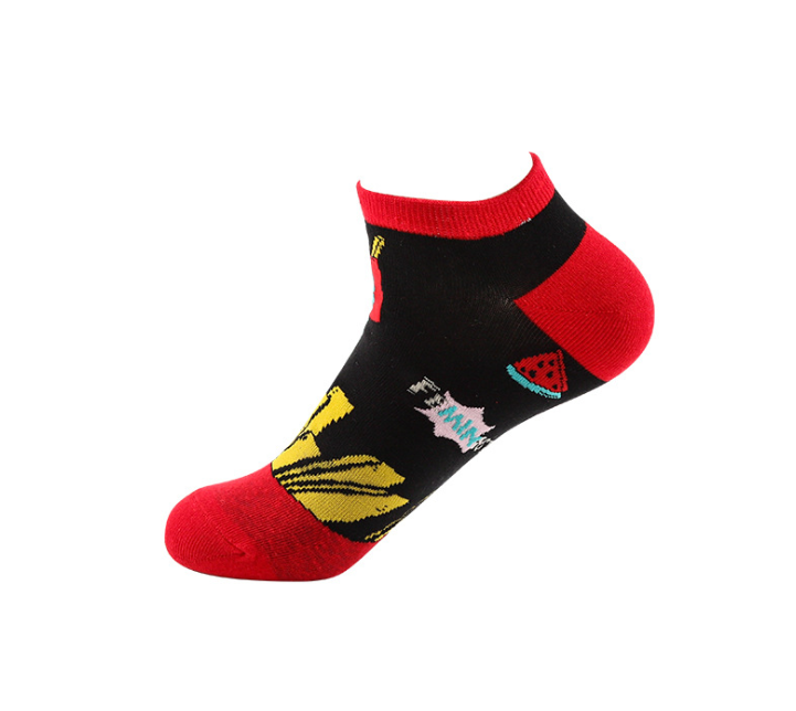 Premium Men Custom Made Sports Socks ,  Ankle Knitted Printed Sports Socks, Leisure Socks