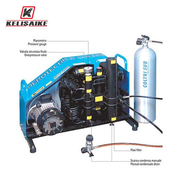 30Mpa KL99 Diesel Engine Portable Scba Breathing Air Compressor For Emergency