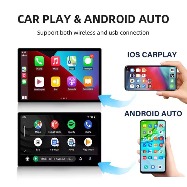 CarPlay Android универсальное автомобильное радио с 13-дюймовым сенсорным экраном