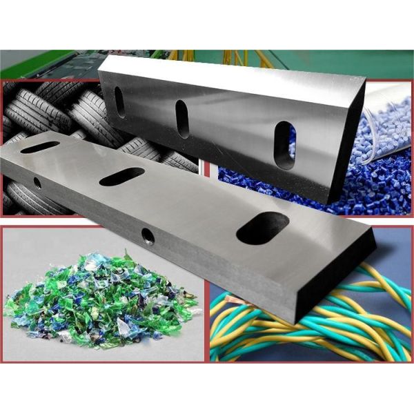 Alloy Tool Steel D2 Granulator Screens Plastic Shredder Blades 568 X 100 X 22mm