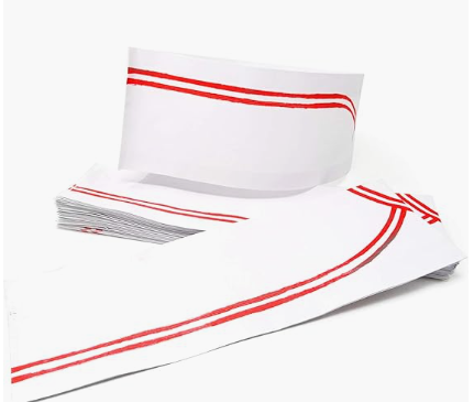 Haixin Health Paper Forage Hat Kitchen Caps Non-Woven Paper Fiber Boat Cap for Kit Adults Restaurant Kitchen Caps White
